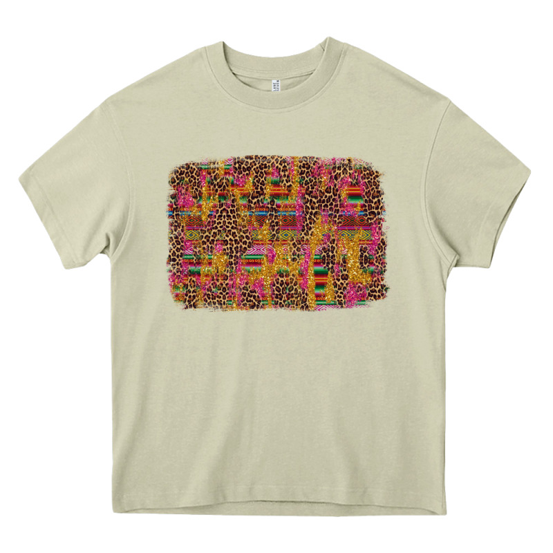 Cinco De Mayo Leopard Glitter Heavy Core Tee by Artiststas | Teevron