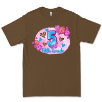 Cacao back to school flowers fifth grade 3200x2400 Premium Tee - AdoDesignShop