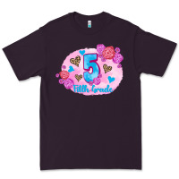 Plum back to school flowers fifth grade 3200x2400 Premium Tee - AdoDesignShop