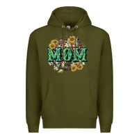 Army Green Aztec Mom Mother's Day Premium Hoodie - CowGirlArtShop