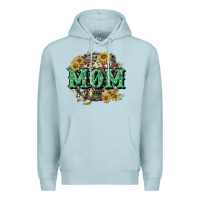 Blue Mist Aztec Mom Mother's Day Premium Hoodie - CowGirlArtShop