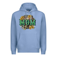Colony Blue Aztec Mom Mother's Day Premium Hoodie - CowGirlArtShop