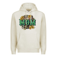 Oatmeal Heather Aztec Mom Mother's Day Premium Hoodie - CowGirlArtShop