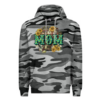 Slate Camo Aztec Mom Mother's Day Premium Hoodie - CowGirlArtShop
