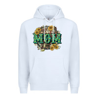White Aztec Mom Mother's Day Premium Hoodie - CowGirlArtShop