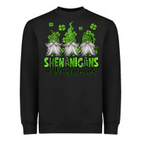 Black shenanigans with my gnomies st patricks day gnomes Heavyweight Sweatshirt - Jasminsmagicworld