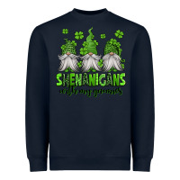 Navy shenanigans with my gnomies st patricks day gnomes Heavyweight Sweatshirt - Jasminsmagicworld