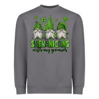 Storm shenanigans with my gnomies st patricks day gnomes Heavyweight Sweatshirt - Jasminsmagicworld