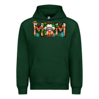 Forest Green Mom Cowboy Gnome Urban Hoodie - CowhideDigitalArt