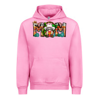Fuchsia Pink Mom Cowboy Gnome Urban Hoodie - CowhideDigitalArt