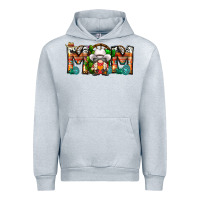 Heather Grey Mom Cowboy Gnome Urban Hoodie - CowhideDigitalArt