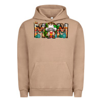 Pigment Burro Mom Cowboy Gnome Urban Hoodie - CowhideDigitalArt