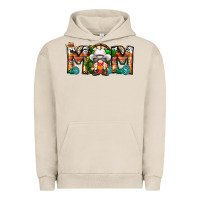Pigment French Oak Mom Cowboy Gnome Urban Hoodie - CowhideDigitalArt