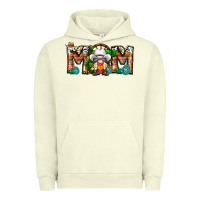 Pigment Pistachio Mom Cowboy Gnome Urban Hoodie - CowhideDigitalArt