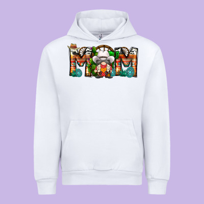 Mom Cowboy Gnome Urban Hoodie Designed By Cowhidedigitalart