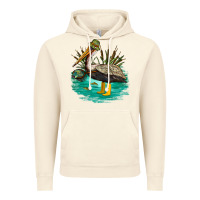 Vintage Artic fishing pelican camp Vintage Hoodie - NancyCooperArtShop