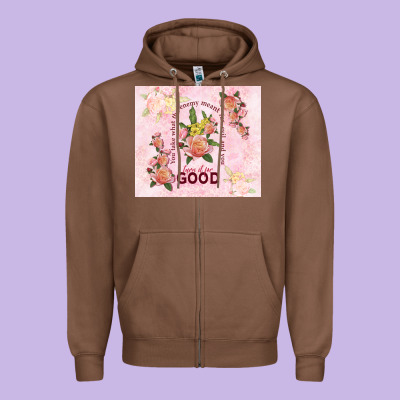 Turn It For Good Zipper Hoodie Designed By Tumblerdesignbyshophia