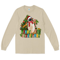 Mushroom Merry Christmas Penguin Long Sleeve Tee - LillyAllenDesigns