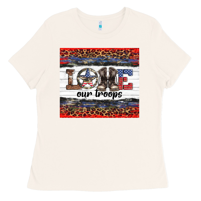 Armed Forces Day Love Our Troops Ladies Tee by Artiststas | Teevron