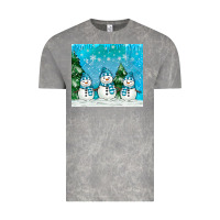 Cloud Rock snowman Vintage Tee - MaliasSmallBusiness