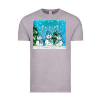 Vintage Zinc snowman Vintage Tee - MaliasSmallBusiness