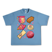 Pebble Blue mexican pan dulce Urban Heavy Tee - MaliasSmallBusiness