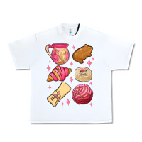 White mexican pan dulce Urban Heavy Tee - MaliasSmallBusiness