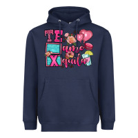 Navy te amo te quila Heavyweight Hoodie - OliviaCreatesArt