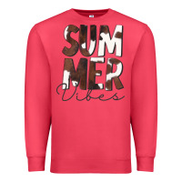 Cardinal Summer Vibes Brown White Cowhide Premium Sweatshirt - CowCowDesign