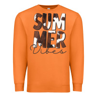 Carrot Summer Vibes Brown White Cowhide Premium Sweatshirt - CowCowDesign