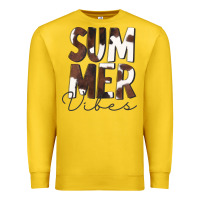 Lemon Summer Vibes Brown White Cowhide Premium Sweatshirt - CowCowDesign