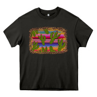 Asphalt cinco de mayo leopard frame Heavy Core Tee - Artiststas