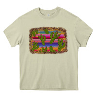 Mossy cinco de mayo leopard frame Heavy Core Tee - Artiststas