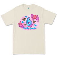 Bone back to school flowers sixth grade 3200x2400 Premium Tee - AdoDesignShop