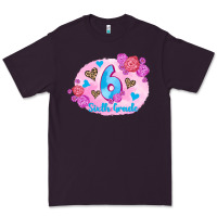Plum back to school flowers sixth grade 3200x2400 Premium Tee - AdoDesignShop