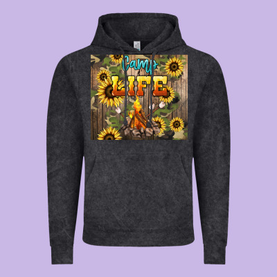 Camp Life Vintage Hoodie Designed By Nancycooperartshop