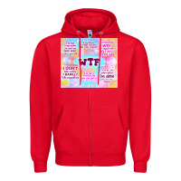 Red sarcastic wtf Zipper Hoodie - TumblerDesignByShophia