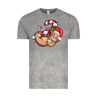 Cloud Rock cute christmas sloth Vintage Tee - MaliasSmallBusiness