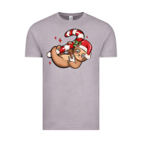 Vintage Zinc cute christmas sloth Vintage Tee - MaliasSmallBusiness