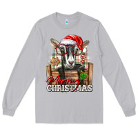 Moon Dust Merry Christmas Alpine Goat Long Sleeve Tee - LillyAllenDesigns