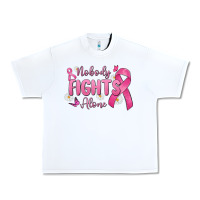 White nobody fights alone Urban Heavy Tee - MaliasSmallBusiness