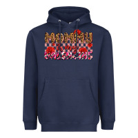 Navy mommy is my valentine olıvıa Heavyweight Hoodie - OliviaCreatesArt