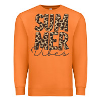Carrot summer vibes leopard Premium Sweatshirt - CowCowDesign
