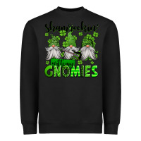 Black shamrockin' with my gnomies st patrick's day Heavyweight Sweatshirt - Jasminsmagicworld