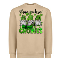 Mushroom shamrockin' with my gnomies st patrick's day Heavyweight Sweatshirt - Jasminsmagicworld