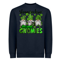 Navy shamrockin' with my gnomies st patrick's day Heavyweight Sweatshirt - Jasminsmagicworld