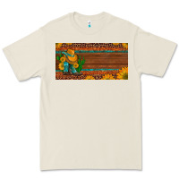 Custom Cowboy Boots Sunflowers And Cactus License Plate Premium Tee | Teevron