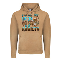 Vintage Camel fueled by iced coffee and anxiety Vintage Hoodie - NancyCooperArtShop