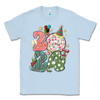 Dusty Blue 2024 happy new year Classic Tee - MaliasSmallBusiness