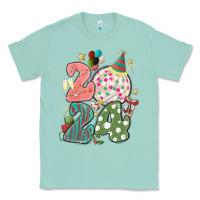 Seafoam 2024 happy new year Classic Tee - MaliasSmallBusiness